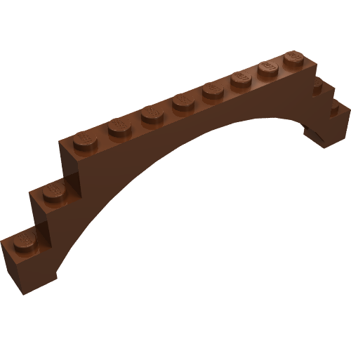 14707 - Arch 1 x 12 x 3 Raised Arch with 1 Cross Support