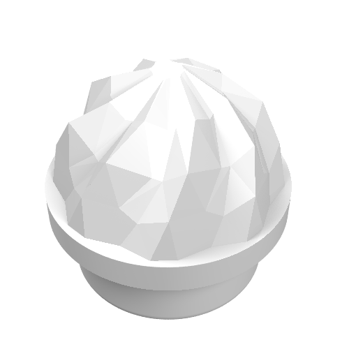 15470 - Plate, Round 1 x 1 with Vertical Swirl / Twist