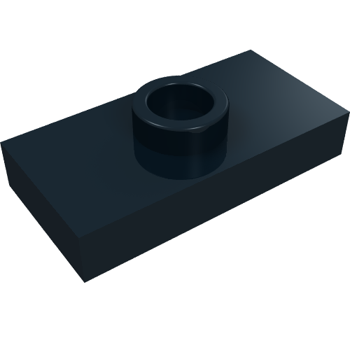 15573 - Plate, Modified 1 x 2 with 1 Stud with Groove and Bottom Stud Holder (Jumper)