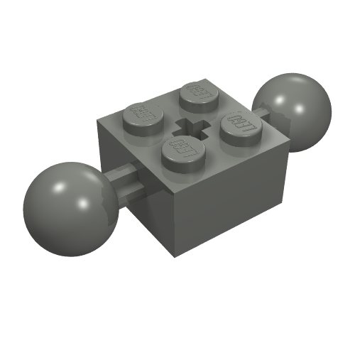 17114 - Technic, Brick Modified 2 x 2 with 2 Ball Joints and Axle Hole