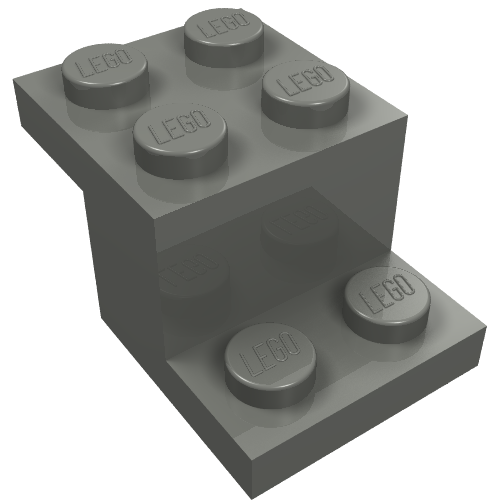 18671 - Bracket 3 x 2 x 1 1/3 with Bottom Tube