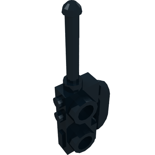 19220 - Minifigure, Utensil Radio (Walkie-Talkie) with Detailed Grille
