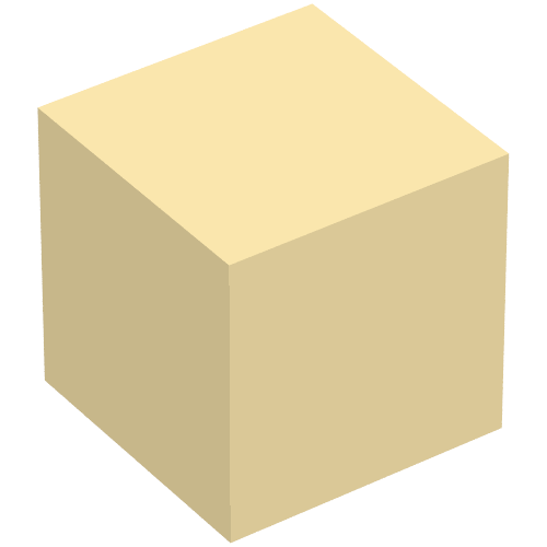 19729 - Minifigure, Head, Modified Cube
