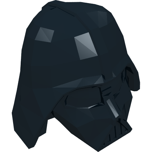 19916 - Minifigure, Headgear Helmet SW Darth Vader - Two Piece, Top