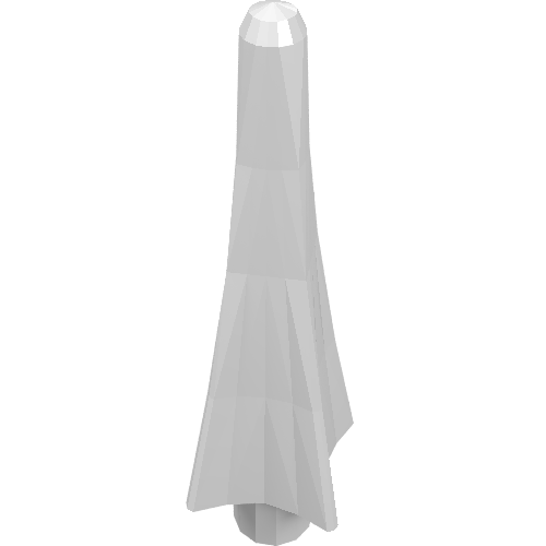 24482 - Minifigure, Weapon Spear Tip with Fins
