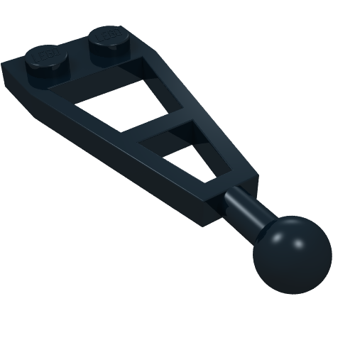 2508 - Plate, Modified 1 x 2 with Long Tow Ball
