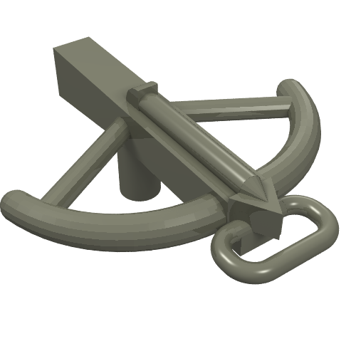 2570 - Minifigure, Weapon Crossbow