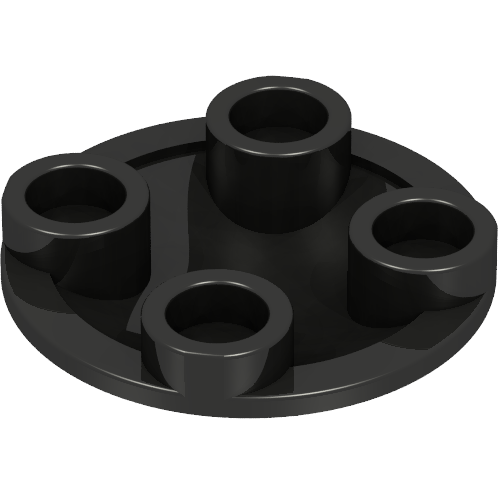 2654 - Plate, Round 2 x 2 with Rounded Bottom (Boat Stud)