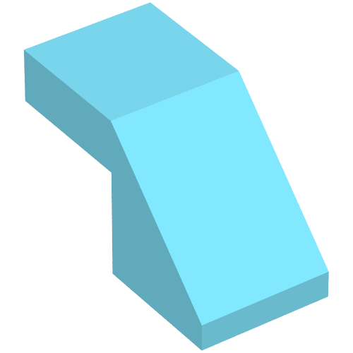 28192 - Slope 45 2 x 1 with Cutout without Stud