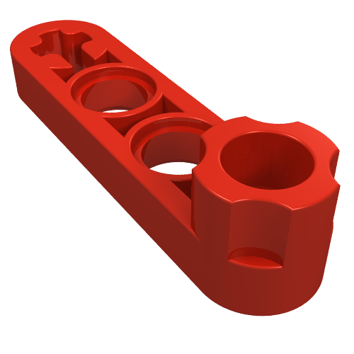 2825 - Technic, Liftarm, Modified Stud Connector Thin 1 x 4
