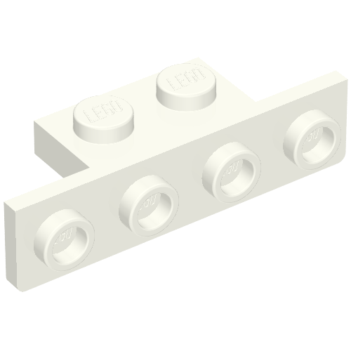 28802 - Bracket 1 x 2 - 1 x 4 with Rounded Corners at the Bottom