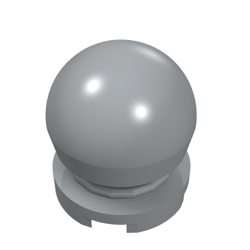 30106 - Minifigure, Utensil Crystal Ball Globe 2 x 2 x 2