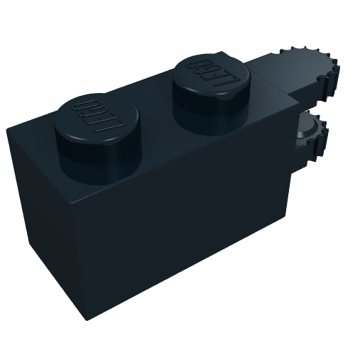30540 - Hinge Brick 1 x 2 Locking with 2 Fingers Horizontal End