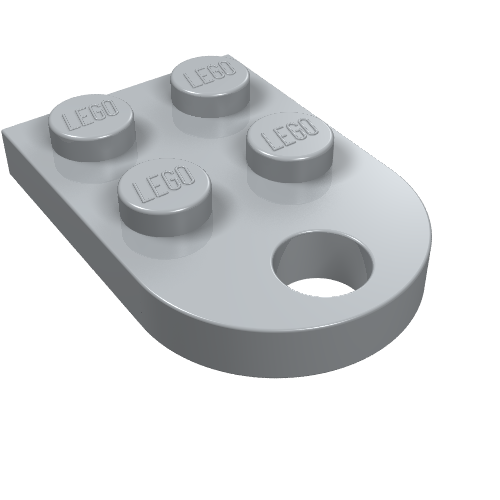 3176 - Plate, Modified 2 x 3 with Hole