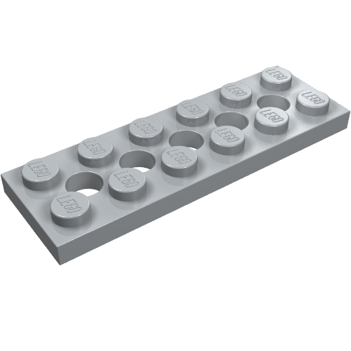 32001 - Technic, Plate 2 x 6 with 5 Holes
