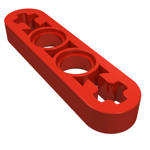 32449 - Technic, Liftarm Thin 1 x 4 - Axle Holes