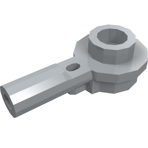 32828 - Bar   1L with 1 x 1 Round Plate with Hollow Stud