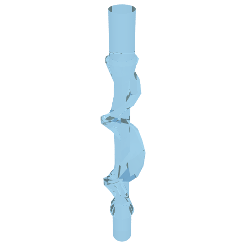 35032d - Power Burst, Bolt Spiral with Bar Ends