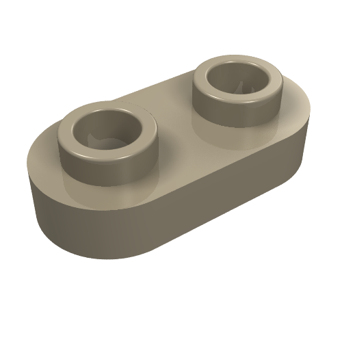 35480 - Plate, Round 1 x 2 with Open Studs