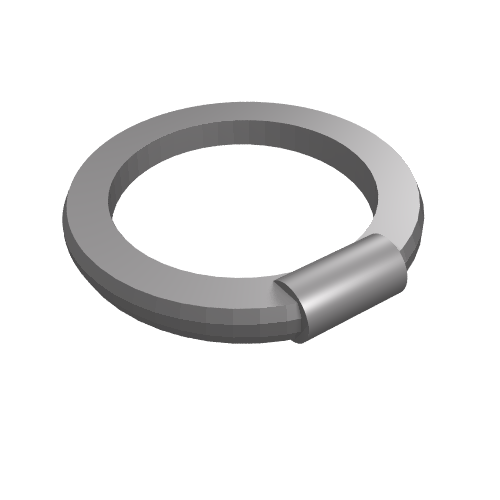35485 - Minifigure, Weapon Hoop Blade / Chakram