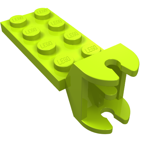 3640 - Hinge Plate 2 x 4 with Articulated Joint - Female