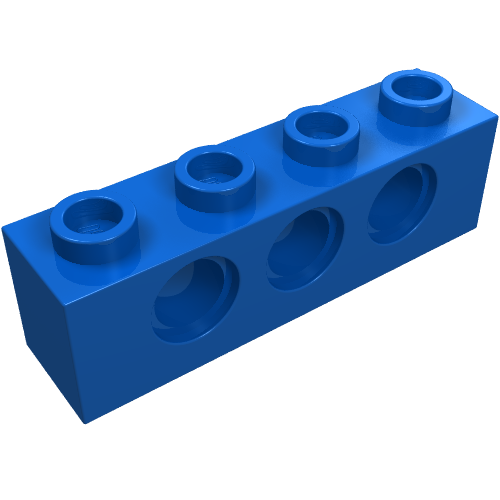 3701 - Technic, Brick 1 x 4 with Holes