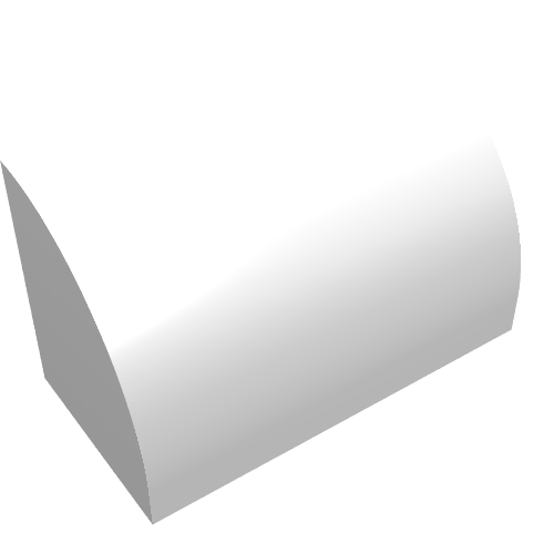 37352 - Slope, Curved 1 x 2 with Bottom Stud Holder