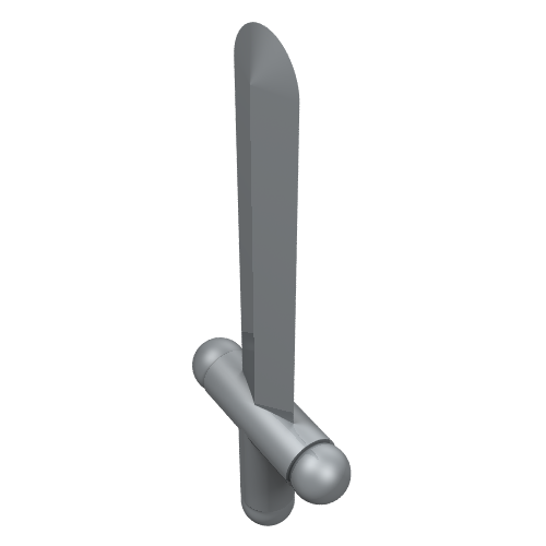 3847 - Minifigure, Weapon Sword, Shortsword
