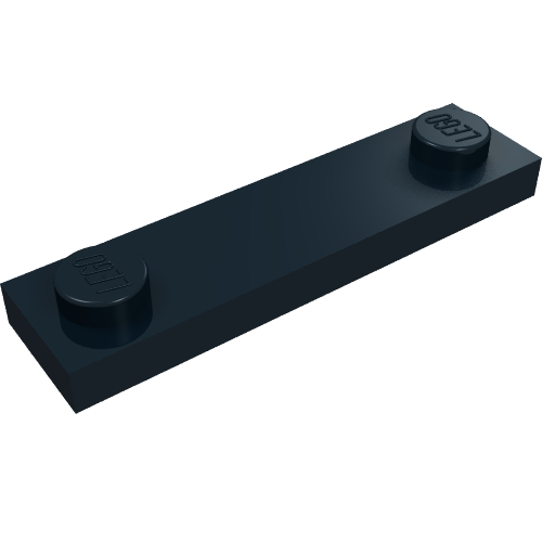 41740 - Plate, Modified 1 x 4 with 2 Studs with Groove
