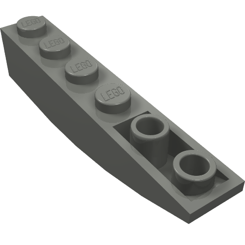 42023 - Slope, Curved 6 x 1 Inverted