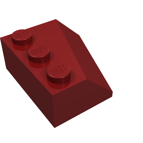 42862 - Wedge 3 x 3 Sloped Left