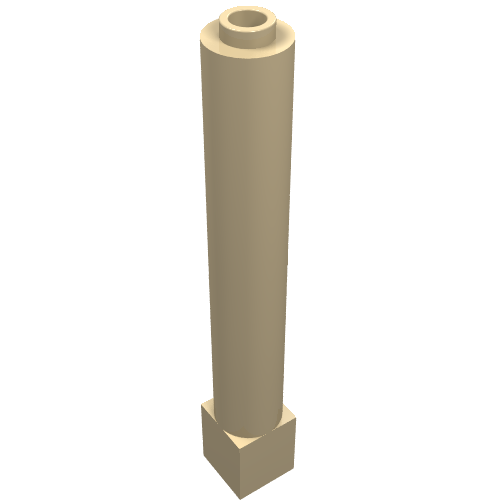43888 - Support 1 x 1 x 6 Solid Pillar