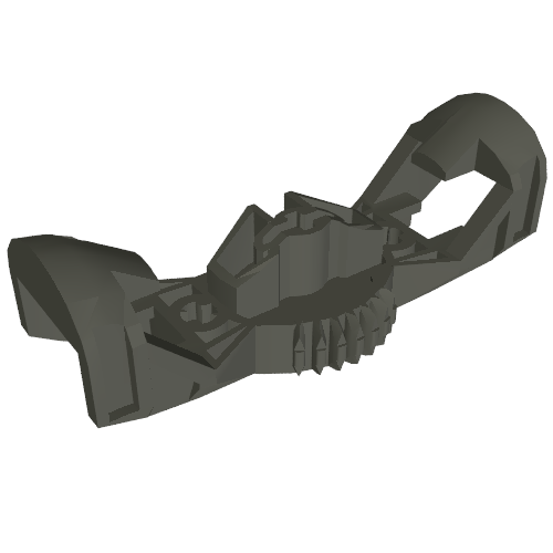 44247 - Bionicle Rahkshi Torso, Gear 7 Tooth with 3 Axle Holes