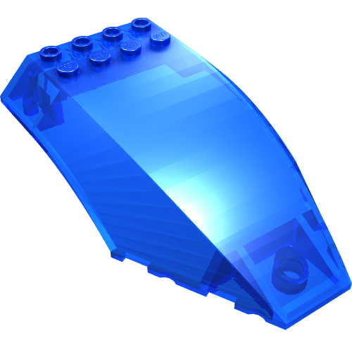 45705 - Windscreen 10 x 6 x 2 Curved