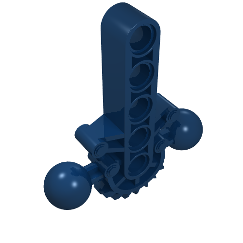 47306 - Bionicle Hips / Lower Torso with 2 Ball Joint and 7 Tooth Half Gear