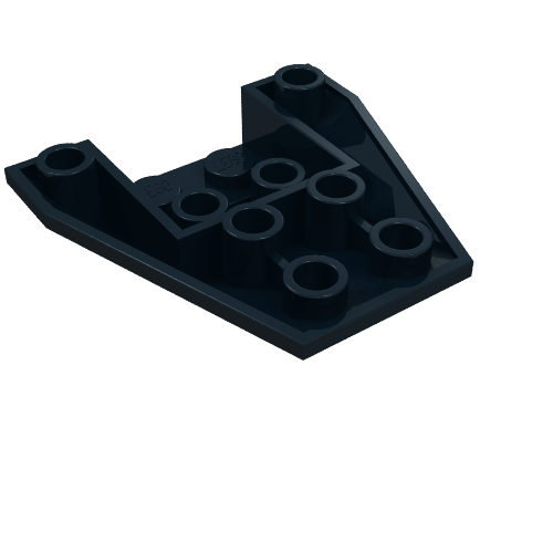 4855 - Wedge 4 x 4 Triple Inverted with Connections between 2 Studs