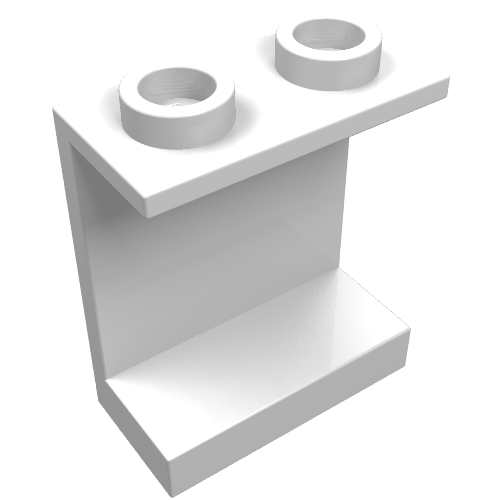 4864b - Panel 1 x 2 x 2 - Hollow Studs