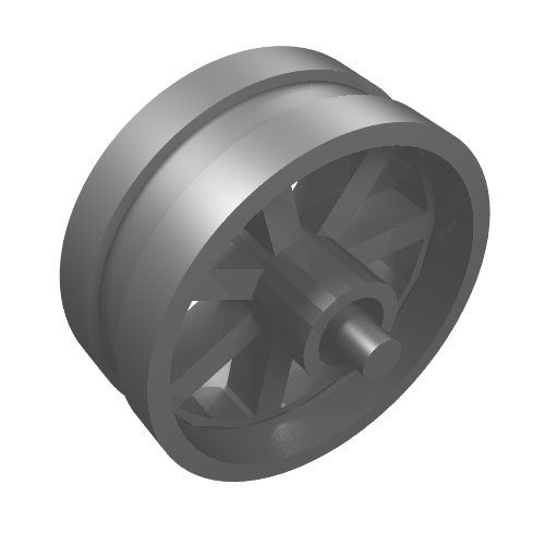 50862 - Wheel 15mm D. x 6mm City Motorcycle