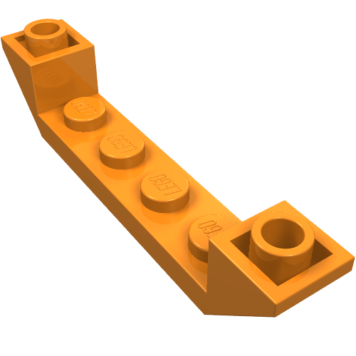 52501 - Slope, Inverted 45 6 x 1 Double with 1 x 4 Cutout