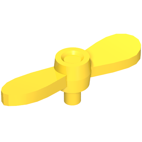 54568 - Minifigure, Propeller 2 Blade Twisted Tiny with Small Pin