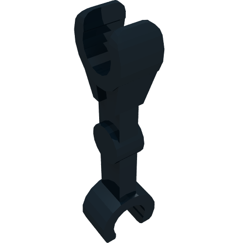 59230 - Arm Mechanical, Straight with Clips at 90 degrees (Vertical Grip)