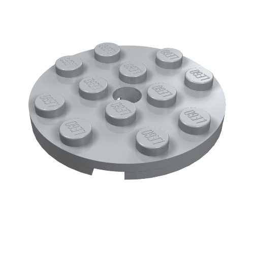 60474 - Plate, Round 4 x 4 with Hole