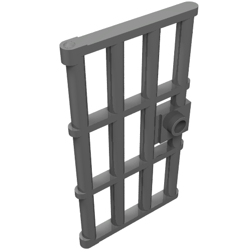 60621 - Door 1 x 4 x 6 Barred with Stud Handle