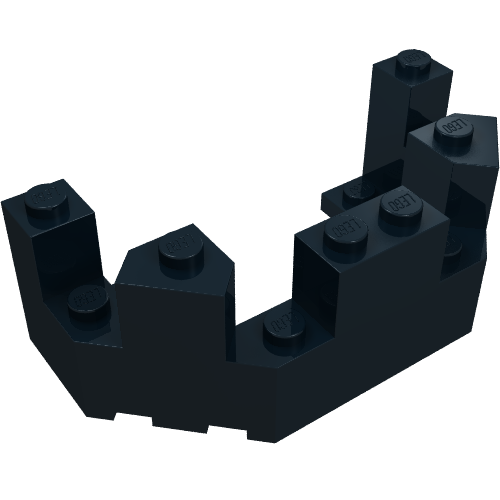 6066 - Castle Turret Top 4 x 8 x 2 1/3