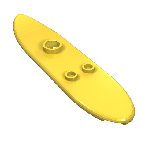 6075 - Minifigure, Utensil Surfboard Long