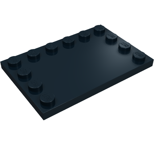 6180 - Tile, Modified 4 x 6 with Studs on Edges