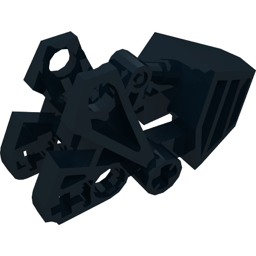 62386 - Bionicle Foot with Ball Joint Socket 3 x 6 x 2 1/3, Squared Tops
