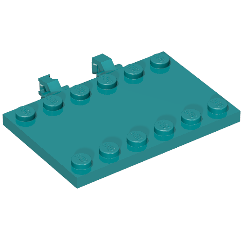 65133 - Hinge Plate 4 x 6 Locking Dual 1 Finger on Side