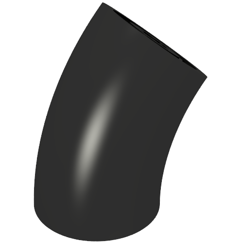 65473 - Brick, Round 2 x 2 D. 45 degrees Elbow (25.5mm Standing Height)