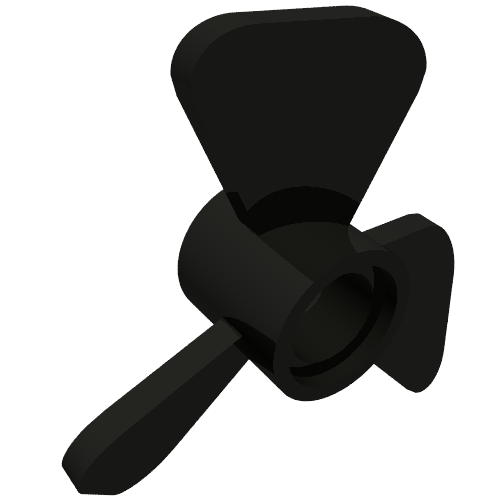 65768 - Propeller 3 Blade 3 Diameter with Pin Hole